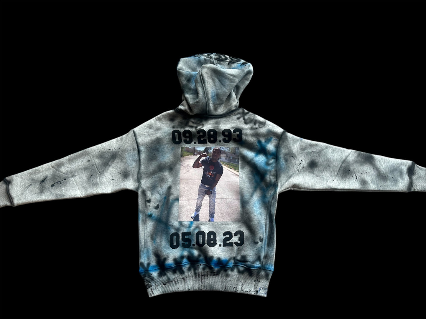 Freestyle Painted Hoodie