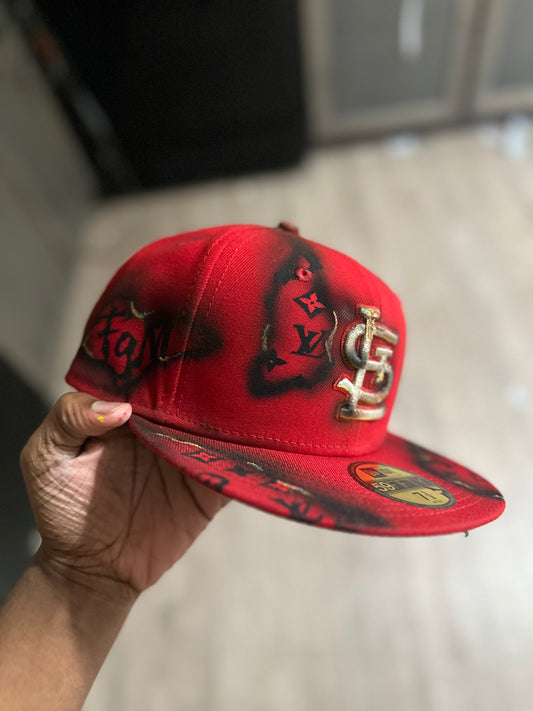 Custom Burn Fitted Caps