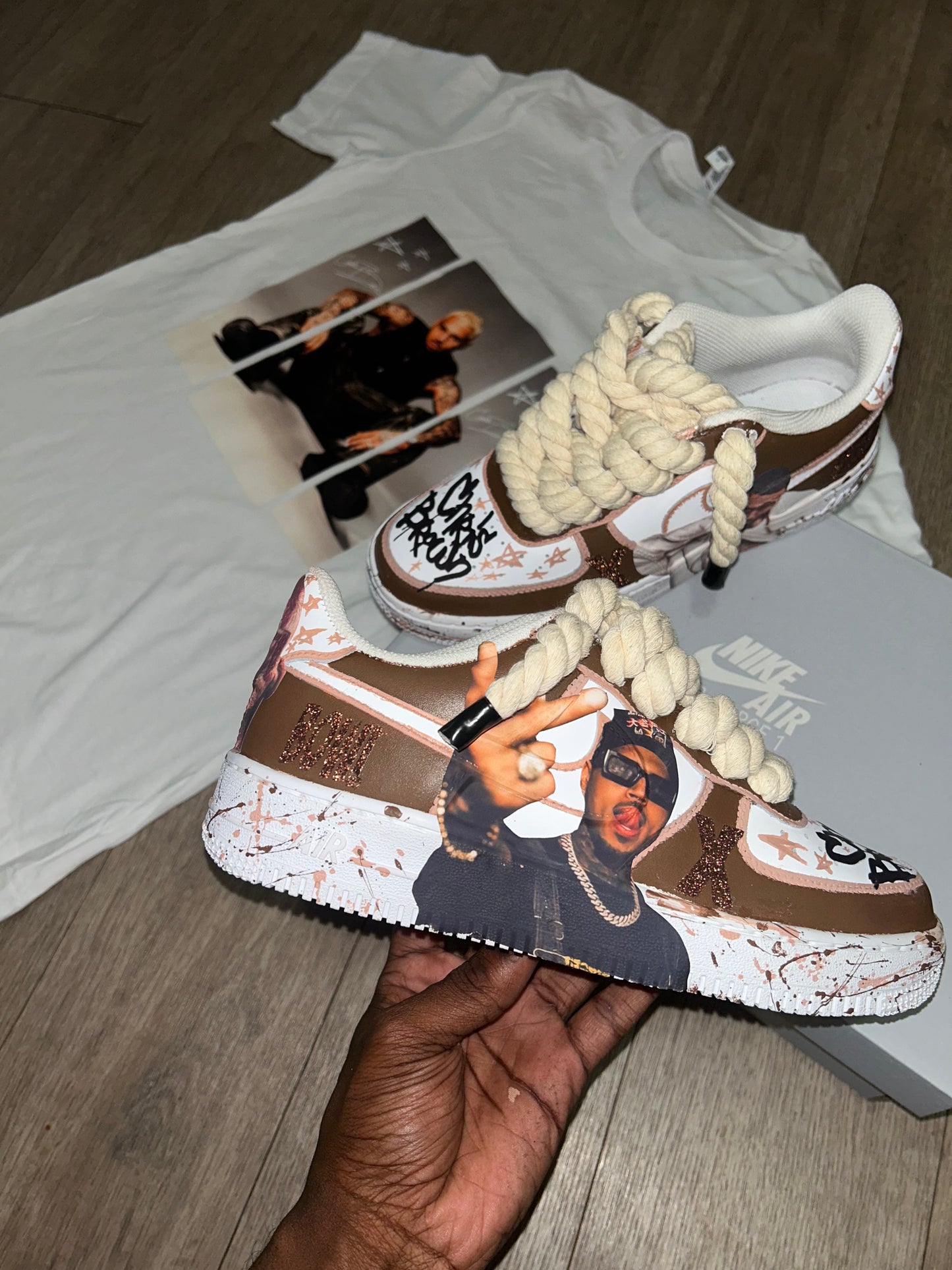 Chris Brown Custom AF1